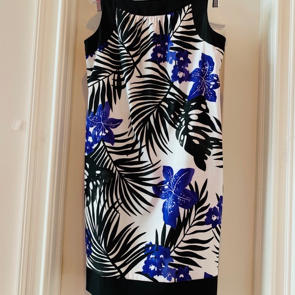 GORGEOUS MULTICOLORED SHEATH DRESS SIZE 10 - Picture 11 of 13